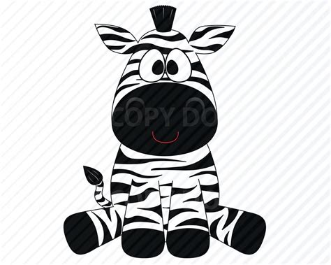 image 0 Vector File, Svg File, Zebra Clipart, Stencils, Image Svg, Book ...