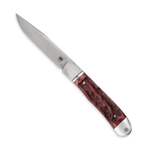 Trapper Hidden Release Red - CobraTec Knives