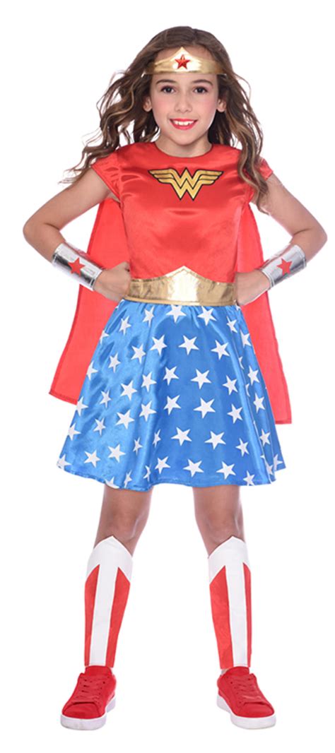 Classic Wonder Woman Girls Costume | Girl's Costumes | Mega Fancy Dress