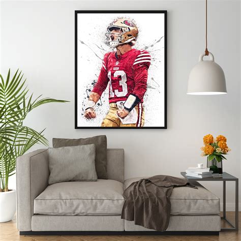 Brock Purdy Poster San Francisco 49ers Canvas Wrap Wall Art - Etsy