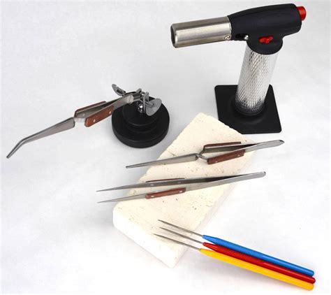 Basic Soldering Jewelers Tool Kit Magnesia Block Fiber