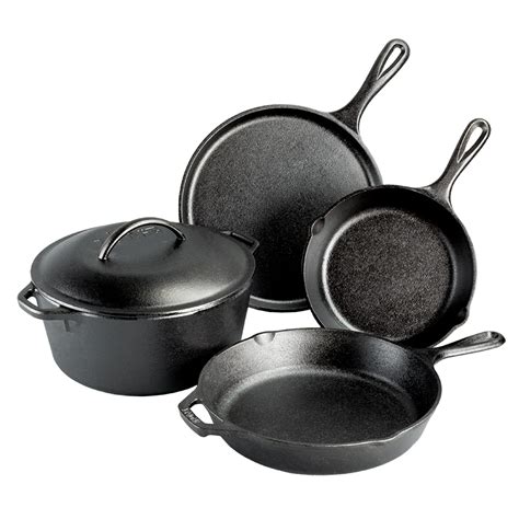 Cast Iron 5 Piece Cookware Set | Shop Online | Lodge Cast Iron