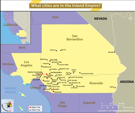 Inland Empire City Map - Map Of Farmland Cave