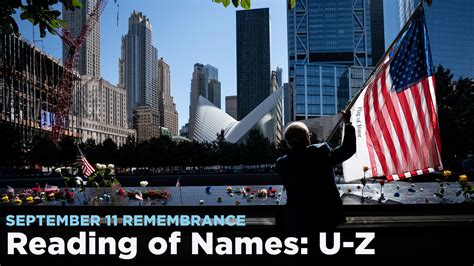 September 11: Reading of the Names - U through Z - ABC7 New York