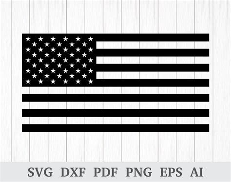 American Flag SVG USA Flag SVG 4th of July Svg American - Etsy