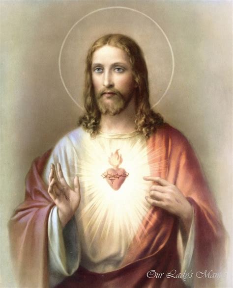 Sacred Heart of Jesus 8x10 Catholic Art Print Picture Printed in Italy - Etsy