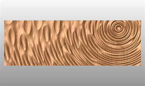 Ttwave2 Wavy Pattern 3D Model for CNC Machining With Software - Etsy | Wood wall art, Cnc router ...