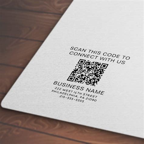 QR Code Modern Business Self-inking Stamp | Zazzle in 2022 | Self inking stamps, Business stamps ...