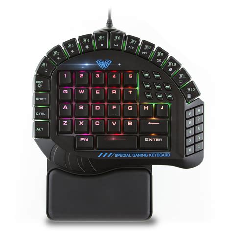 Buy Beastron Aula Excalibur One Handed Mechanical Gaming Keyboard, Blue Switches, Software ...