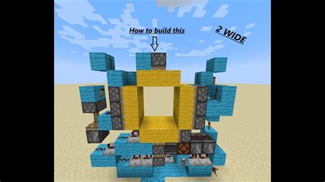 3x3 piston door tutorial for {Minecraft Java} - YouTube