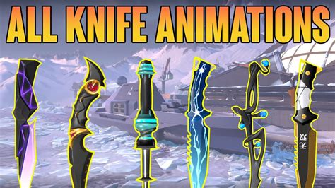 All Knife Skins Animations Updated Valorant Knife Skins Youtube ...