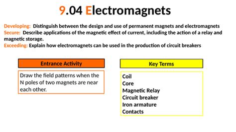 Electromagnets and the uses - FREE Lesson | Teaching Resources