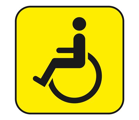 Disabled handicap symbol PNG transparent image download, size: 1024x890px