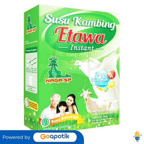 Daftar Penjual Untuk Produk NAGA SP SUSU KAMBING ORGANIK 250 GRAM