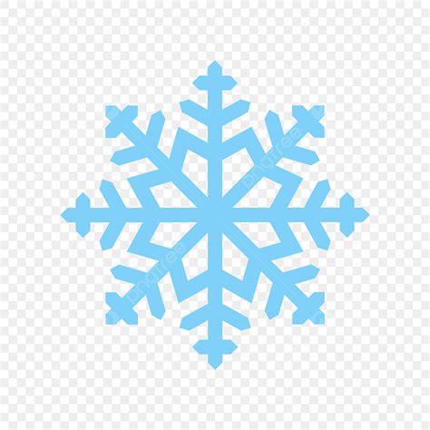 Modèle D'élément Flocon De Neige Bleu PNG , Clipart Flocon De Neige ...