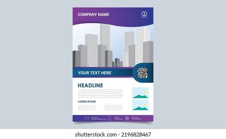 Flyer Design Template A4 Size Brochure Stock Vector (Royalty Free) 2196828467 | Shutterstock