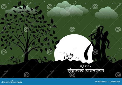 Vector Illustration of Sharad Purnima Which is a Harvest Festival ...