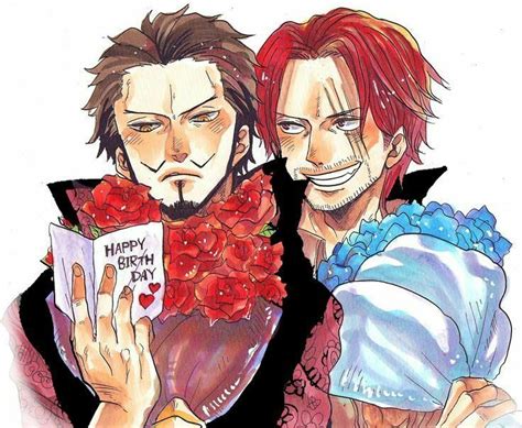 Mihawk x Shanks | One piece, One piece pictures, One piece luffy