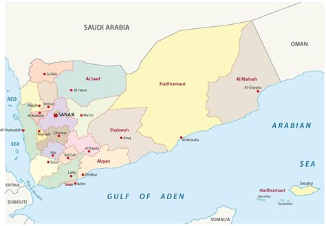 Detailed Political Map Of Yemen Yemen Detailed Politi - vrogue.co