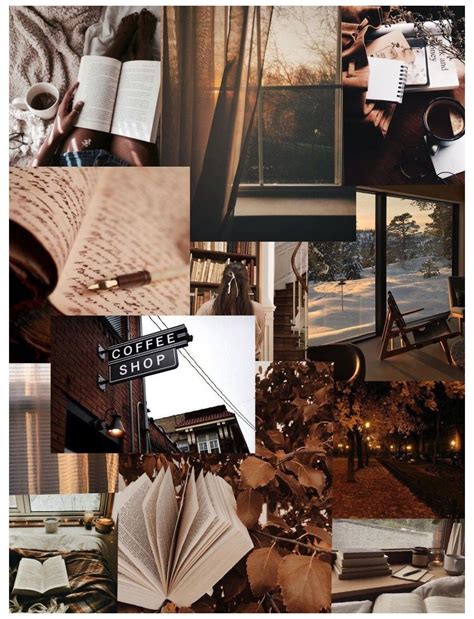 Collage Brown Aesthetic Wallpaper Pinterest - naianecosta16