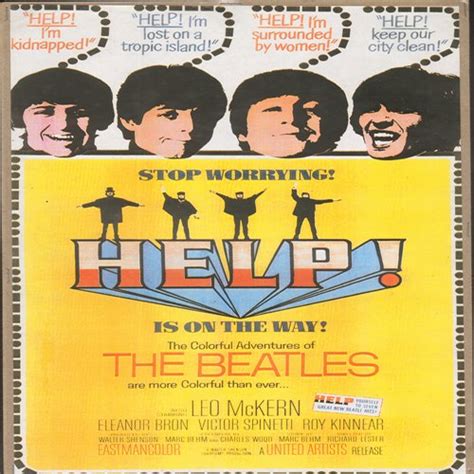 Help! - Full Color 16 x 10.5 inch reproduced Movie Poster of Beatles Cult Film - GREAT for framing!