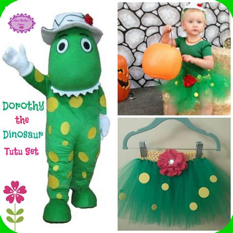 Dorothy the Dinosaur (Wiggles) Tutu $20 | Dinosaur birthday, Kids party, Dinosaur costume