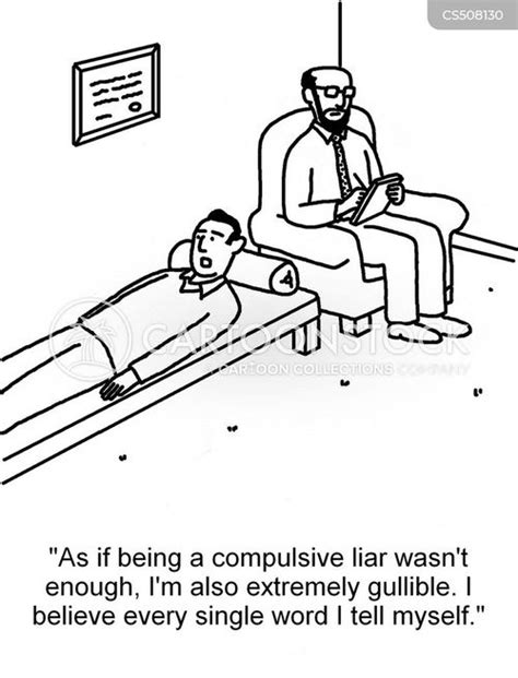 Compulsive Liar Cartoons and Comics - funny pictures from CartoonStock