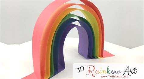 How to make simple 3D rainbow art that is amazing - Twitchetts