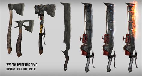 Weapon rendering demo by johnsonting on DeviantArt