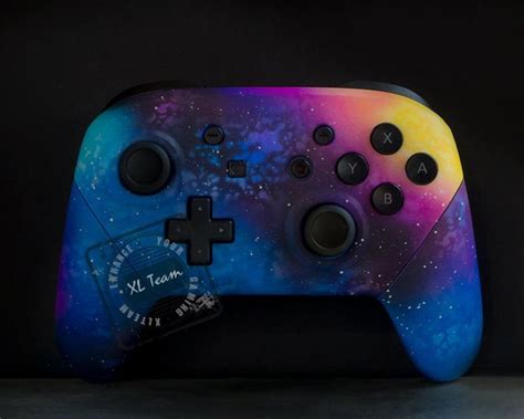 Custom Cosmic Space Galaxy Themed Nintendo Switch Pro Controller ...