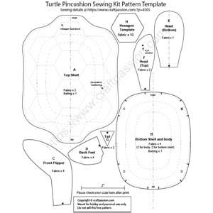 Turtle Pincushion - Free Sewing Pattern | Craft Passion