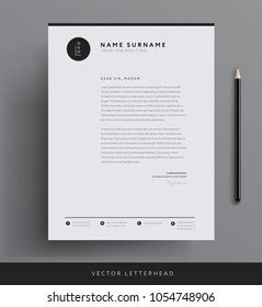 154,342 Letterhead Template Images, Stock Photos, and Vectors ...