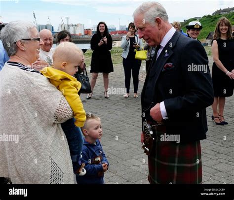 The Duke of Rothesay visited the Scottish Maritime Academy in Peterhead where he met staff and ...