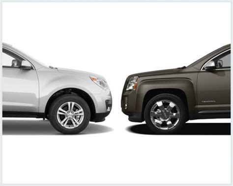 Compare chevrolet equinox and gmc terrain