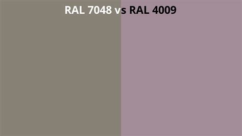 RAL 7048 vs 4009 | RAL colour chart UK