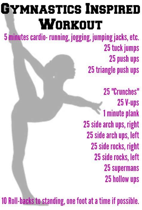 Gymnastics workout | Gymnastics workout, Gymnastics quotes, Gymnastics conditioning