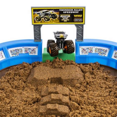 Spin Master Monster Jam Kinetic Sand Dirt Arena Playset | Buy online at The Nile