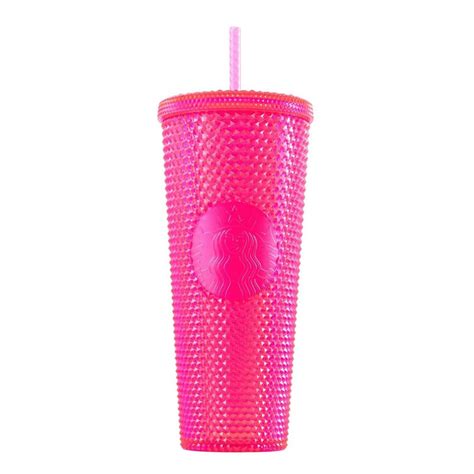 Starbucks Pink Studded Cold Cup Tumbler 2019 Holiday 24oz - Walmart.com