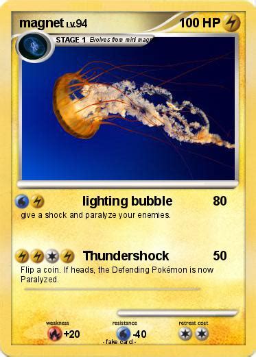 Pokémon magnet 36 36 - lighting bubble - My Pokemon Card