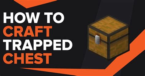 How To Make Trapped Chest In Minecraft