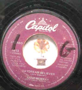 Anne Murray - Daydream Believer (1979, Winchester Pressing, Vinyl) | Discogs