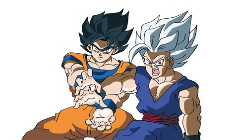 The father son kamehameha with the current goku and gohan (db manga and superhero spoilers) : r/dbz