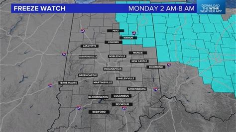 Sunday temperatures fall | Central Indiana weather forecast | wthr.com