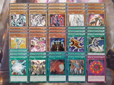 A complete blue eyes white dragon Yugi oh deck - town-green.com