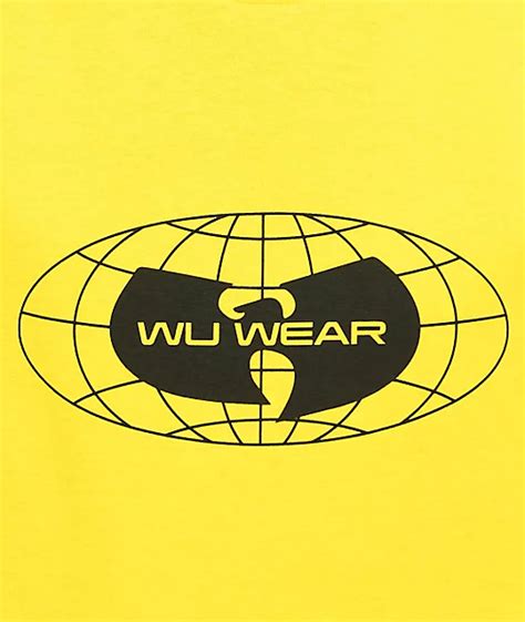 Wu Wear Globe Logo Yellow T-Shirt | Zumiez