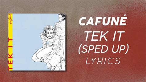 Cafuné - Tek It (Sped Up) (LYRICS) "I watch the moon" [TikTok Song] - YouTube Music