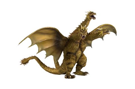 King Ghidorah (GMK) render by makeshiftnapkin on DeviantArt