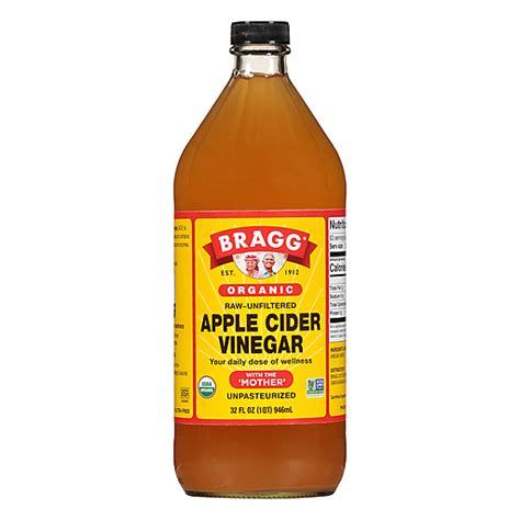 Bragg Apple Cider Vinegar, Organic 32 Oz | Vinegars | Superlo Foods