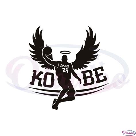 Kobe Bryant Angel Wings Svg For Cricut Sublimation Files - Oladino