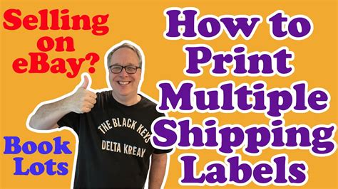 How to Print Two Shipping Labels on eBay! Multiple labels for Heavy ...